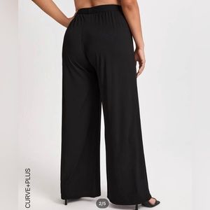 Palazzo pants black Shein Curve 2XL